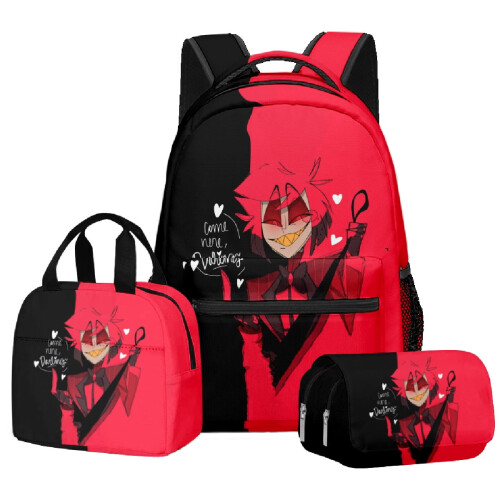 Hazbin Hotel backpack breathable large capacity 1