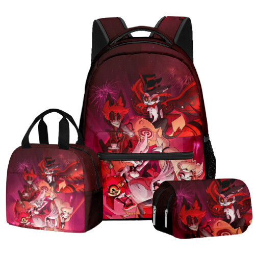 Hazbin Hotel backpack breathable large capacity 2