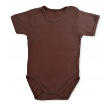 BABY BODYSUIT 80 kortærmet 100% bomuld fra PRODUCENTEN BRUN