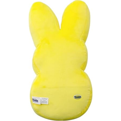 Lapin en peluche Peeps jaune 38 cm 1