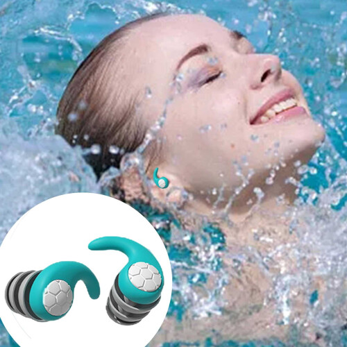 Reusable Silicone Ear Plugs for Swimming and Sleeping 1 Pair 1