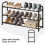 Shoe Rack Metal 4-Tier Expandable 5