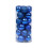 Christmas Ball Ornaments Shatterproof Blue Plastic 24 Pack 4