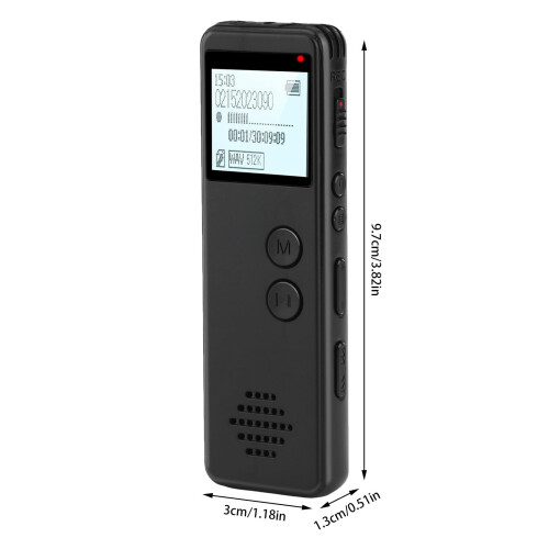 MP3-opptaker for barn og eldre stemmeaktivert HD 1