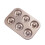Nonstick-munkform beige, 6 håligheter, 27 x 18,5 cm 2