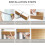 Temporary Pleated Window Blinds Light Filtering Cordless 7
