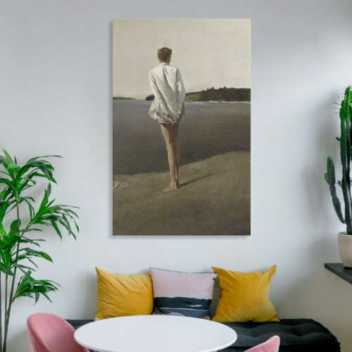 Αφίσα ζωγραφικής του ζωγράφου Andrew Wyeth σε καμβά, αφίσα τοίχου, εκτύπωση σε κύλιση, 1