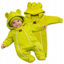 JUMPSUIT til PRÆMÆR BABY 50 TO LYNLÅSE tolags overgangsdragt LIME