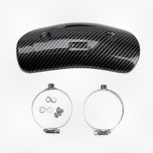 Universal Motorcycle Exhaust Heat Shield Guard - Muffler Pipe Leg Protector for Multiple Brands