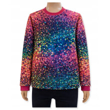 Bluse 80 langærmet pige-t-shirt MED MANCHETPRINT 100% bomuld GLITTER