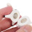 Cow-shaped resin refrigerator magnet set of 3 8