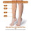 Compression Socks 15-20mmHg Knee Length Extra-Wide Calf 4