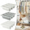 Shoe Storage Rack Light Gray Vertical Slippers Organizer 6