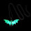 Halloween bat pendant decoration dark glowing home 7