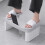 Folding Toilet Stool for Adults, Detachable and Stackable 4
