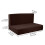 Tnarru RV seat covers dark brown 4-piece set 7