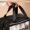 Matte Translucent Toiletry Bag with Handle Black XL 6