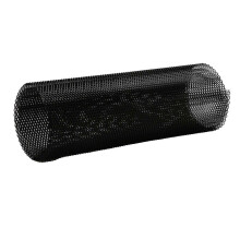 100X33CM Car Grill Mesh Sheet, Black Painted Aluminum Alloy Grille Mesh Roll, 4 x 8 mm Rhombic-Shape Grids XKS