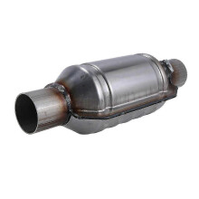 Universal Catalytic Converter 400 Cells High Flow Muffler Catalytic Converter Euro 1 Round Stainless XKS
