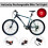 Bike Tail Light LED Rechargeable Heart Shape 5 Modes 2