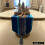 HomeCentric teal blue velvet table runner 14x64 inch 2