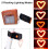 Bike Tail Light LED Rechargeable Heart Shape 5 Modes 3