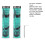 Toudaret scooter grips mixed color 1 pair 6