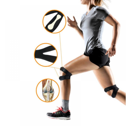 Knee Strap with 3D Silicone Insert for Pain Relief 2