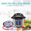 Instant Pot 3 Qt Sealing Rings Silicone 2 Pack 4