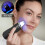 Ultrasonic Skin Scrubber Spatula with Blue Light for 3