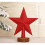 Christmas Tree Star Topper Red Pentagram 1 Piece 4