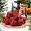 Glitter Sequin Christmas Ball Ornaments Red 12 pcs 6