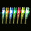 LED glowing arrow nock tail 6.2mm 3 pcs 3