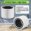 Core 200S replacement filter 2 pack H13 HEPA carbon 5