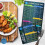 Air Fryer Magnetic Cheat Sheet Set Black 4