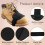 Motorcycle Shifter Pad Boot Cover Black Rubber 4 Pcs 7