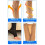 Compression Socks 20-30 mmHg Knee High Open Toe 2 Pairs 3