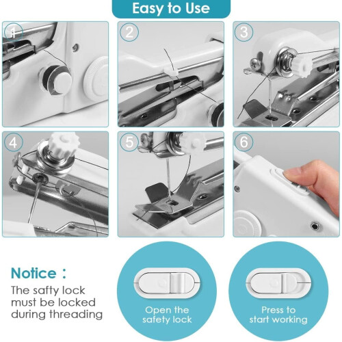 Totf Mechanical Sewing Machine Portable with 2 Extra Bobbins 1