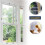 2X Adjustable AC Window Lock Bar, Small Window Security Bars for Child Safety, Window Stoppers for Vertical Sliding A 5