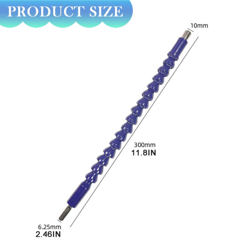 Flexible Drill Bit Extension Kit Bendable Shaft 1 Pack 2
