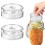 8 Poids de Fermentation avec Poignée pour Bocaux à Large Ouverture et Fermentation de Conserves. 3