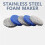 3set 1.1 mm Foam Cannon Orifice Nozzle and Foam Maker Replacement Thread Nozzle Tips and Mesh Filter for Snow Foam Lance 8