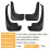 4Pcs Car Mudguards Wheel Mud  with Screws for   V-Class V300L 2024- 3