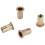 20pcs Flat  Metric Steel M5 Blind Insert Rivet Nut 6