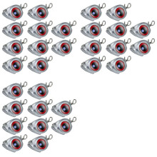 30 Stück Swing Jig Sinker Gewichte für Soft Lure Fishing Easy Hook Combo, Aggravated Design 3,5 G