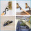 4 Packs Steel E-Track O-Ring Tie-Down Anchors for E-Track Tie-Down System Secure Cargo in Enclosed Flatbed Trailers 7