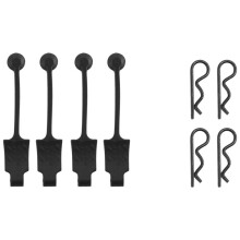 4Pcs Rubber Car Body Clip Retainer Shell Fixed Buckle Lock for 1/10 ARRMA Senton Granite Typhon Slash UDR,4