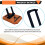 Orange 3D Printer Stand for Bitaxe Gamma 601 Miner Bracket for Bitaxe Gamma 601 for Bitaxe  401 Stand 7