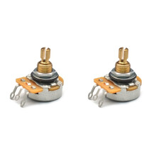 2X Guitar Potentiometer Pre-Wired Harness Kit with Individual Switches Audio Output Jack 500K Pot for SG Type Guitars