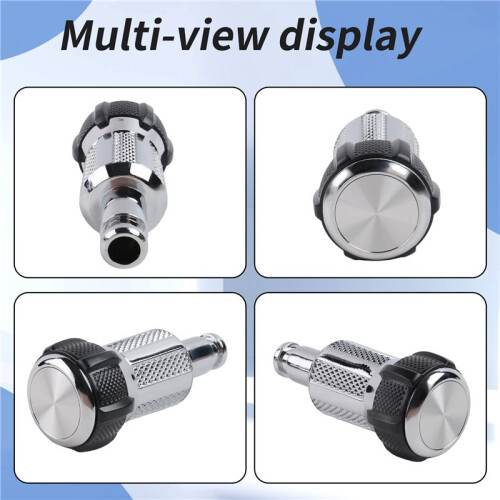 Car Aluminum Alloy Internal  Armrest Box Adjustment Knobs Replacement for   Sport 2014-2017 2